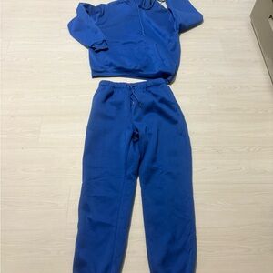 SHEIN Royal Blue Women's Jogger Set